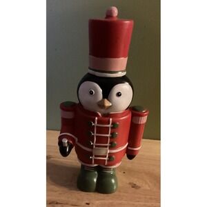 Holiday Time Trumpet Penguin Christmas Decoration, 10‎ In